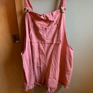 Ginger G Pink Overalls